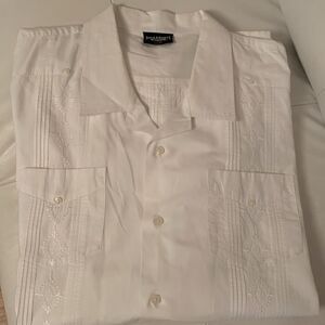 Steve & Barry’s Sportswear Cotton Embroidered Short Sleeve Shirt Size XXXL